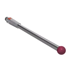 Stylus M2 ruby ball Ø3,0mm carbide stem Ø2,0mm, base stainless steel Ø3,0mm L 30,0mm, ML 27,5mm