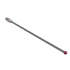 Stylus M2 ruby ball Ø2,0mm carbide stem Ø1,5mm, base stainless steel Ø3,0mm L 58,0mm, ML 52,0mm