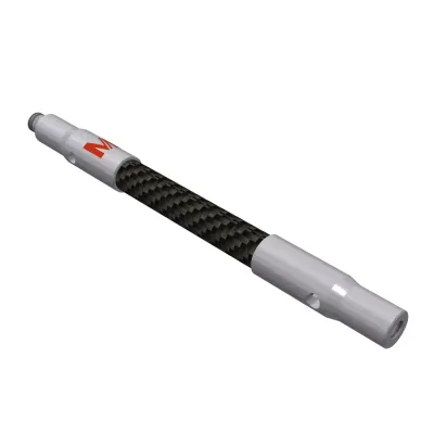 Extension M2, carbon fiber L 40,0mm stem Ø3,0mm, end pieces stainless steel K651350 Mitutoyo
