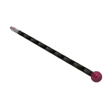 Stylus M2 ruby ball Ø6,0mm carbon fibre stem Ø3,0mm, base stainless steel Ø3,0mm L 75,0mm, ML 75,0mm