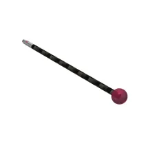 Stylus M2 ruby ​​ball Ø8,0mm ніжка з вуглецевого волокна Ø3,0mm, основа нержавіюча сталь Ø3,0mm L 75,0mm, ML 75,0mm