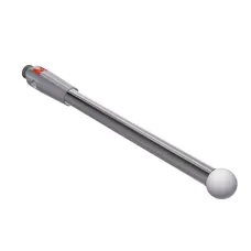 Stylus M2 кулька з оксиду цирконію Ø3,0 мм, твердосплавна ніжка Ø2,0 мм, основа нержавіюча сталь Ø3,0 мм L 30,0 мм, ML 27,5 мм