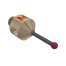 Stylus M5 ruby ball Ø2,5mm carbide stem Ø1,5mm, titanium base Ø10,0mm, L20mm, ML 11mm