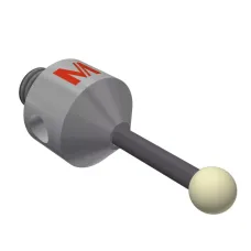 Stylus M5 zirconium oxide ball Ø4,0mm , carbide stem Ø2mm, titanium base Ø10,0mm, L20mm, ML 11,9mm