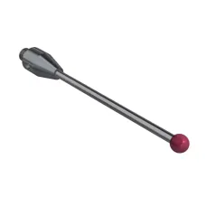 Рубінова кулька Stylus M4 Ø4,0 мм, твердосплавна ніжка Ø2 мм, основа з нержавіючої сталі Ø7,0 мм, L50 мм, ML 38,5 мм