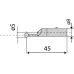 Ball Offset Probe QM-Height D=5mm, Standard Accessory 05HZA148 Mitutoyo