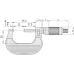 Ratchet Thimble Micrometer 25-50mm, 0,001mm 102-708 Mitutoyo