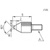 Contact Element Conical, M2,5x0,45 90°, 9mm Length, Carbide 120057D Mitutoyo