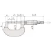 Blade Micrometer, Carbide-Tipped Blade 0-25mm, 0,4mm Blade 122-141-10 Mitutoyo