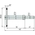 Depth Probe for Height Gauge 90mm Reach 12AAC072 Mitutoyo