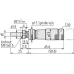 Micrometer Head Zero Adjustable Thimble 0-13mm, Spindle Lock, with Clamp Nut 148-504 Mitutoyo