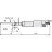 Microm. Head, Heavy Duty, 8 mm Spindle 0-50mm, Clamp Nut 151-255 Mitutoyo