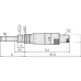 Micrometer Head Non-rotating Spindle 0-25mm, 0,01mm 153-203 Mitutoyo