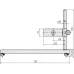Micrometer Stand for Micrometer 300-1000mm/12-40" 156-103 Mitutoyo