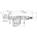Digital Micrometer Head, IP65 0-25mm, SR4 Spindle, Cla. Nut, 12mm Stem 350-284-30 Mitutoyo
