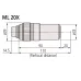 ML Objective Lens 20x 375-051 Mitutoyo