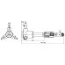 Digital 3-Point Internal Micrometer 100-125mm, IP65, TIN 468-174 Mitutoyo