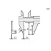 Vernier Point Caliper 0-150mm, 0,05mm, Metric 536-121 Mitutoyo