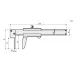 Vernier Tube Thickness Caliper 0-150mm, 0,05mm, Metric 536-161 Mitutoyo