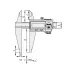Цифровий штангенциркуль ABS Nib Style/Std. Jaws 0-750mm 551-206-10 Mitutoyo