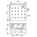 Compound Precision Sine Plate 150x150mm, with M6 Holes 930-628 Mitutoyo