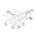 End plate 100 (Fl. 50x25x100) CMM fixtures, multiflex-profile series K551120 Mitutoyo