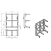 Rack for six pallets CMM fixtures, eco-fix series, Pallet Receiver System PRS K551344 Mitutoyo