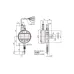 Digital Indicator Signal ID-C, ANSI/AGD Inch/Metric, 0,5", 0,00005", Flat Back 543-352B Mitutoyo