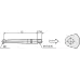 Stylus for Serie 513 D=0,5mm, 17,4mm Length, Steel 190549 Mitutoyo
