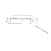 Pin spanner stainless steel stainless steel stem Ø2,5mm, L 49,0mm K650346 Mitutoyo