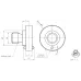 Disc stylus, hardened steel M5, Ø12,0mm disc thickness 3,0 mm, L 3mm K651465 Mitutoyo