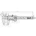 Digital ABS AOS Caliper, OD Carb. Jaws 0-200mm, Blade, Data Output 500-235-30 Mitutoyo