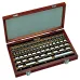 Gauge Block Set, Metric, JCSS Cert., ISO 103 Blocks, Grade K, Steel 516-941-60 Mitutoyo