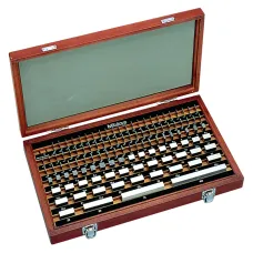 Gauge Block Set, Metric, JCSS Cert., ISO 112 Blocks, Grade K, Steel