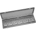 Gauge Block Set, Metric, Ins. Cert., ISO 122 Blocks, Grade 0, Steel 516-597-10 Mitutoyo
