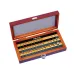Gauge Block Set, Metric, JCSS Cert., ISO 34 Blocks, Grade 2, Steel 516-131-60 Mitutoyo