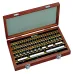 Gauge Block Set, Metric, Ins. Cert., ISO 76 Blocks, Grade 0, Steel 516-950-10 Mitutoyo