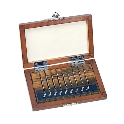 Gauge Block Set, Metric, Ins. Cert., ISO 9 Blocks, Grade 0, Steel 516-986-10 Mitutoyo