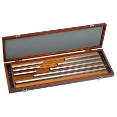 Gauge Block Set, Metric, Ins. Cert., ISO 8 Blocks, Grade 2, Steel